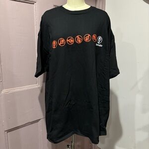 Black Jagermeister Logo Promo T-Shirt, XL Vintage